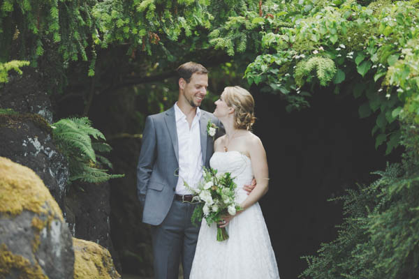Pacific Northwest wedding couple's portrait Pacific Northwest wedding couple's portrait