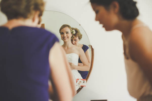 happy bride getting ready portrait happy bride getting ready portrait