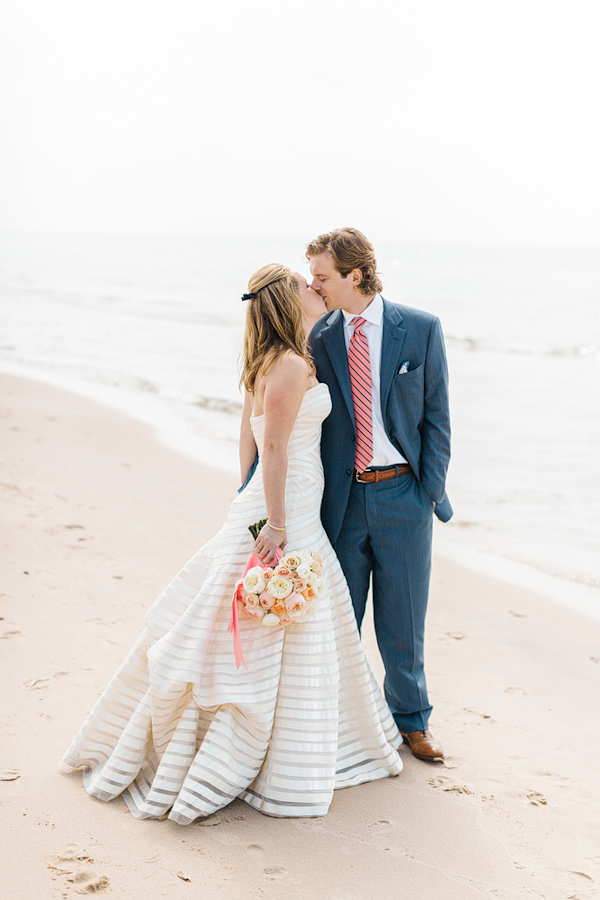 coral and navy nautical wedding on Lake Michigan, photo by Harrison Studio | via junebugweddings.com coral and navy nautical wedding on Lake Michigan, photo by Harrison Studio | via junebugweddings.com