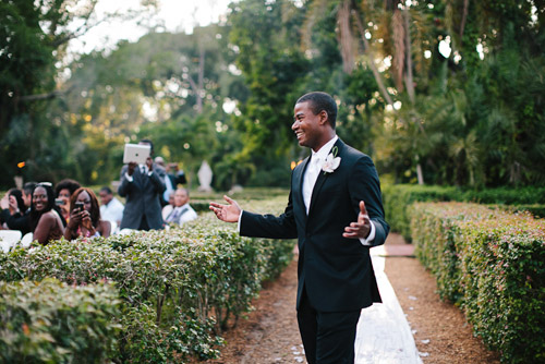 Outdoor Miami wedding at the Ancient Spanish Monastery - photos by Becca Borge | junebugweddings.com Outdoor Miami wedding at the Ancient Spanish Monastery - photos by Becca Borge | junebugweddings.com
