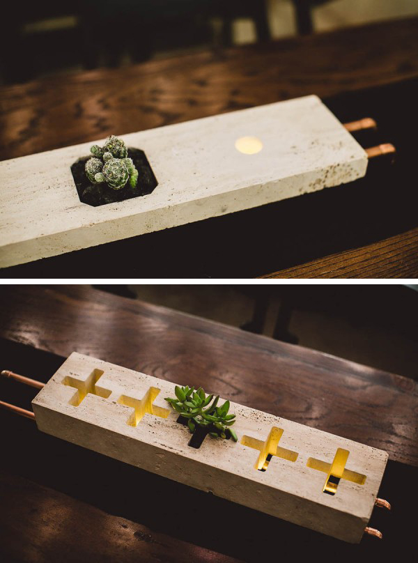 Planters-pots-3-industrial downtown arizona wedding at monorchid