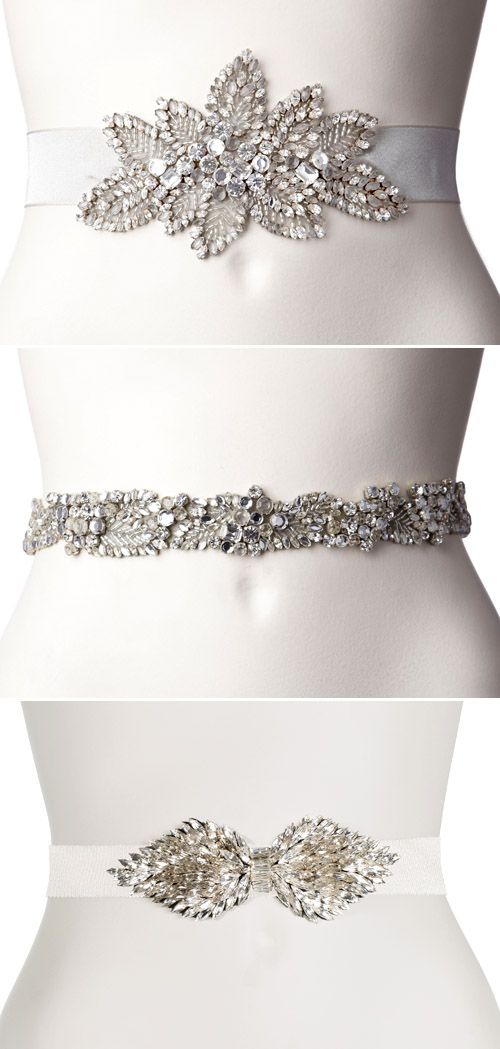 wedding sashes by Jenny Packham - spring 2014 bridal collection | via junebugweddings.com wedding sashes by Jenny Packham - spring 2014 bridal collection | via junebugweddings.com