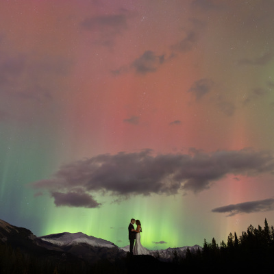 Image by Andrew Pavlidis of Willow and Wolf taken in Banff National Park, Alberta, Canada