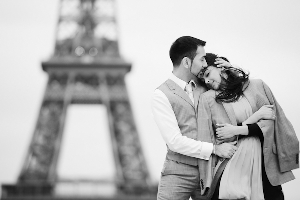 destination engagement session in Paris, photo by Cengiz Ozelsel of Adagion Studio | via junebugweddings.com Paris engagement photo by Cengiz Ozelsel of Adagion Studio | via junebugweddings.com