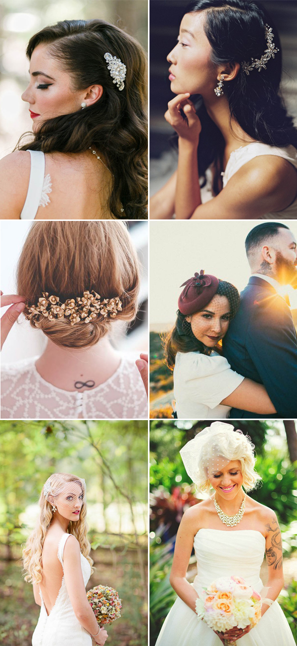 veils and bridal hair accessories