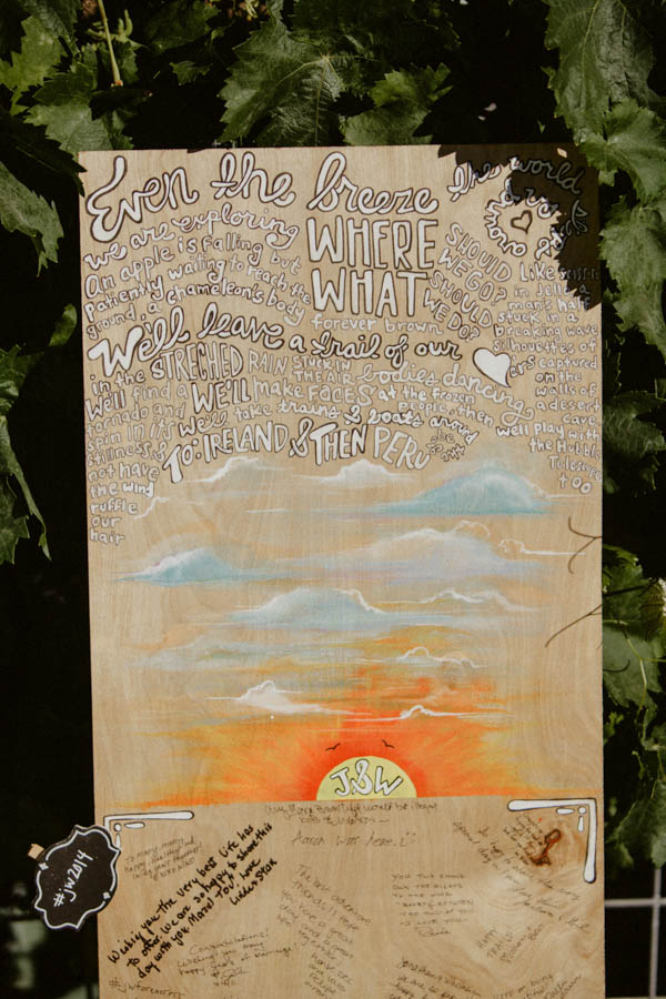DIY wedding sign and guestbook DIY wedding sign and guestbook