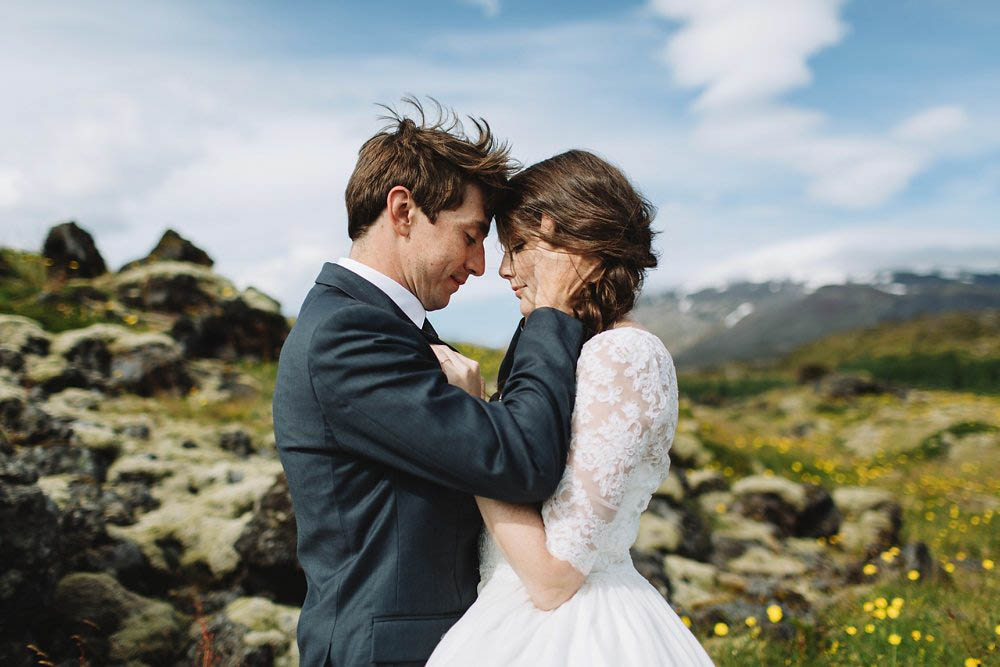 romantic Iceland wedding