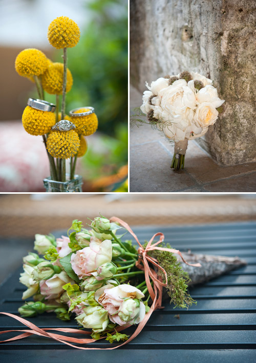 Rustic Somoma, California wedding with a yellow, coral, citrus and orange wedding color palette. Photos by Meaghan Elliott Photography via JunebugWeddings.com Rustic Somoma, California wedding with a yellow, coral, citrus and orange wedding color palette. Photos by Meaghan Elliott Photography via JunebugWeddings.com