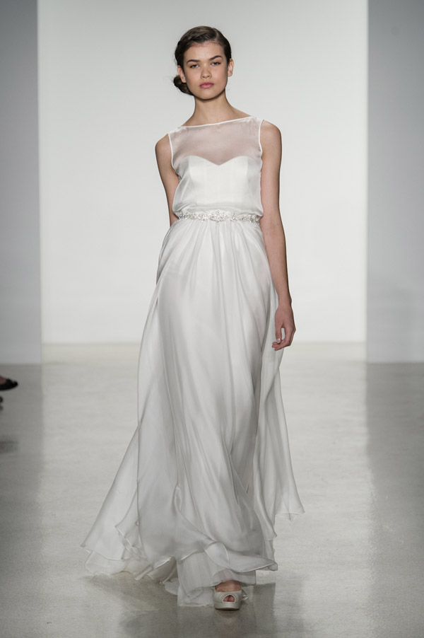 wedding dress trends – Christos illusion neckline wedding dresses from fall 2014 bridal market | via junebugweddings.com wedding dress trends – Christos illusion neckline wedding dresses from fall 2014 bridal market | via junebugweddings.com