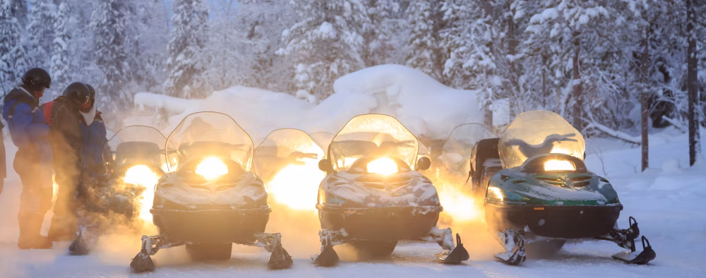 Tinggly experiences - snowmobiles