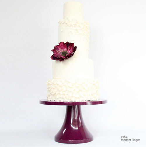 wedding cake stands in modern colors by Sarah's Stands | junebugweddings.com wedding cake stands in modern colors by Sarah's Stands | junebugweddings.com