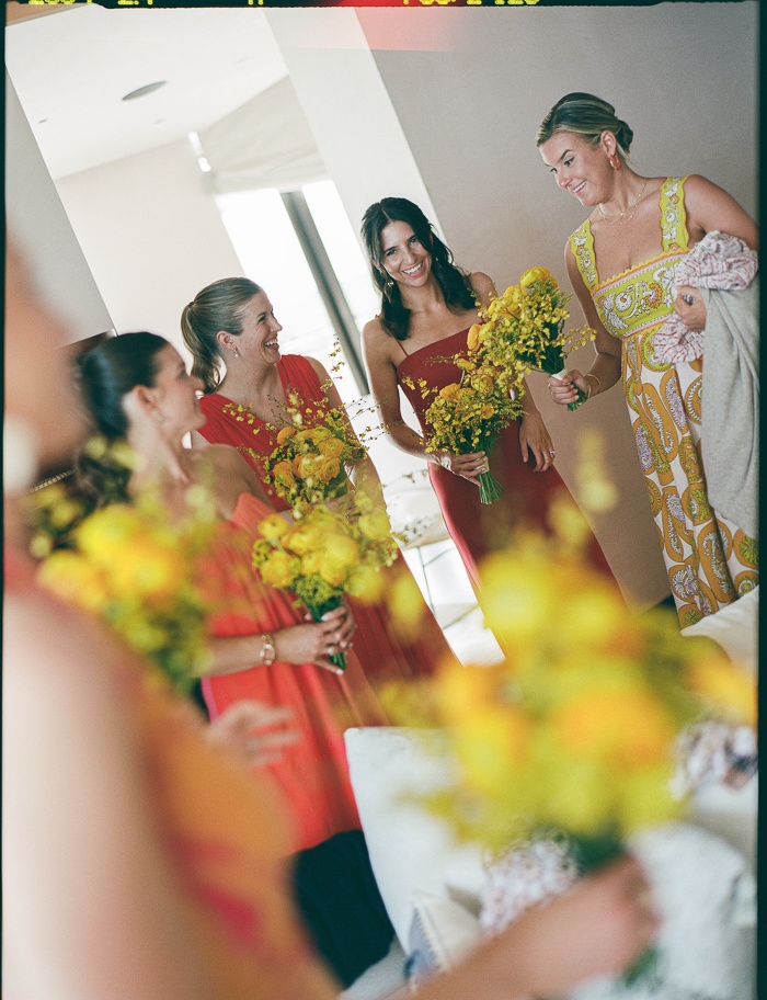 A Vibrant Citrus Color Palette at This Etéreo Kanai Riviera Maya Wedding