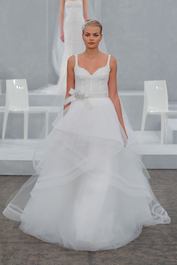 colorful wedding dresses - new bridal hues from the spring 2015 bridal collection by Monique Lhuillier | via junebugweddings.com colorful wedding dresses - new bridal hues from the spring 2015 bridal collection by Monique Lhuillier | via junebugweddings.com