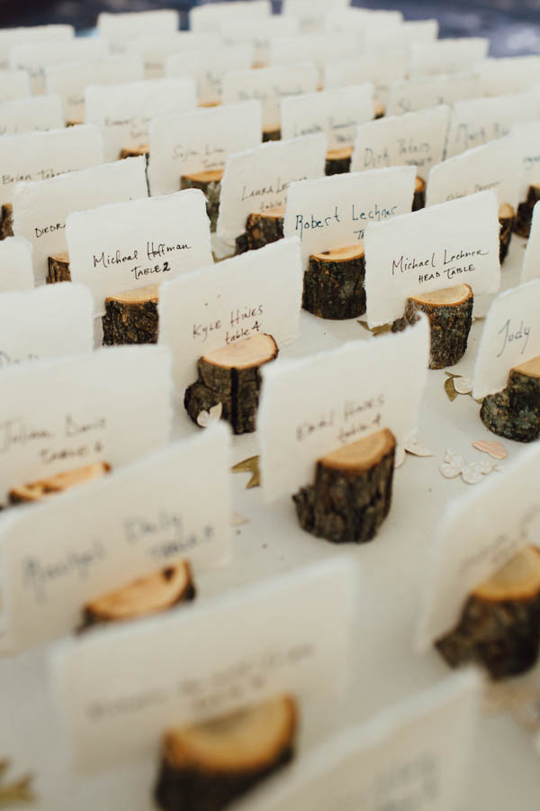 natural reception place cards natural reception place cards