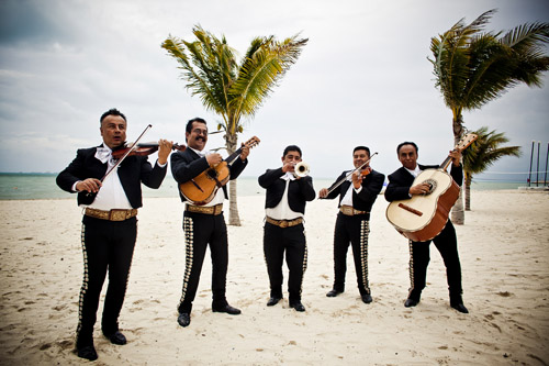 colorful tropical beach wedding at Excellence Playa Mujeres All-Inclusive Resort in Cancun, Mexico - photos by JAGstudios | via junebugweddings.com colorful tropical beach wedding at Excellence Playa Mujeres All-Inclusive Resort in Cancun, Mexico - photos by JAGstudios | via junebugweddings.com