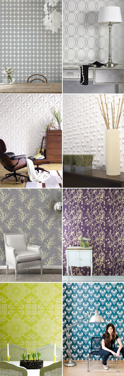 designer wallpaper patterns for wedding decor from AllModern.com designer wallpaper patterns for wedding decor from AllModern.com