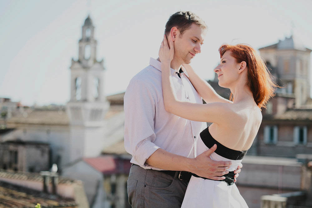 anniversary session in Rome