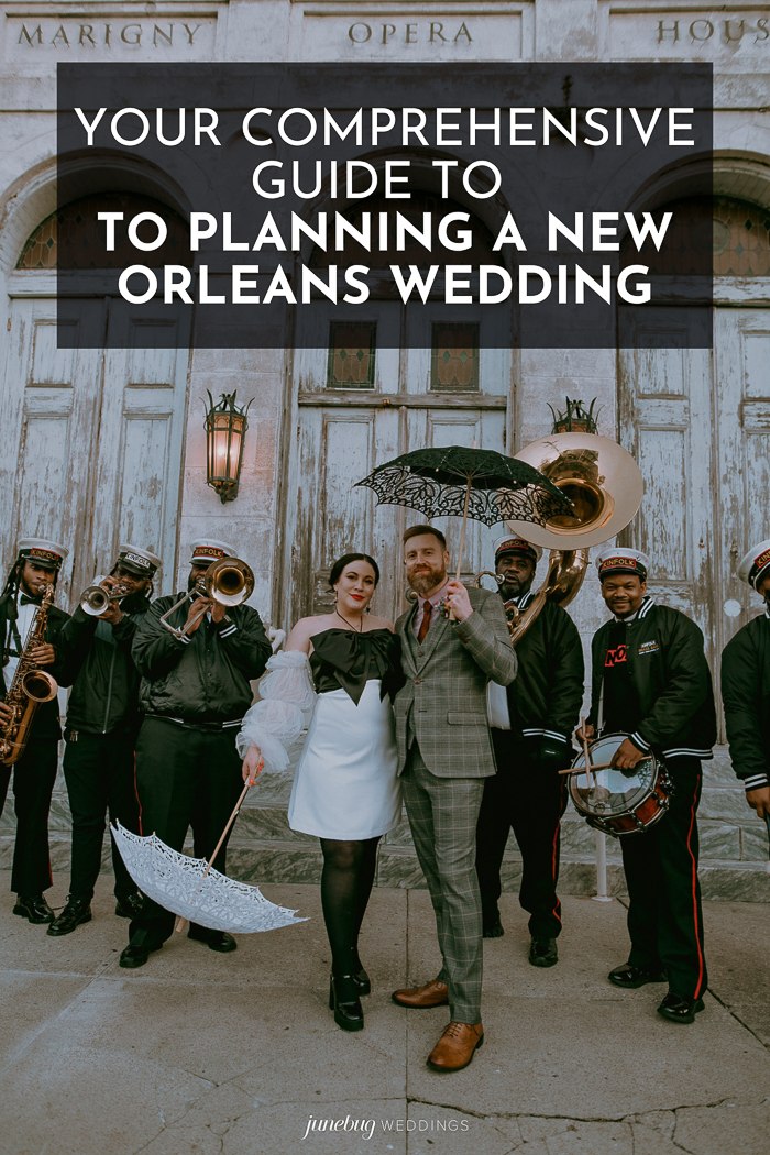 New Orleans wedding pinterest graphic