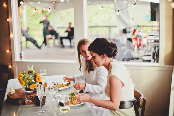 California seaside wedding reception California seaside wedding reception