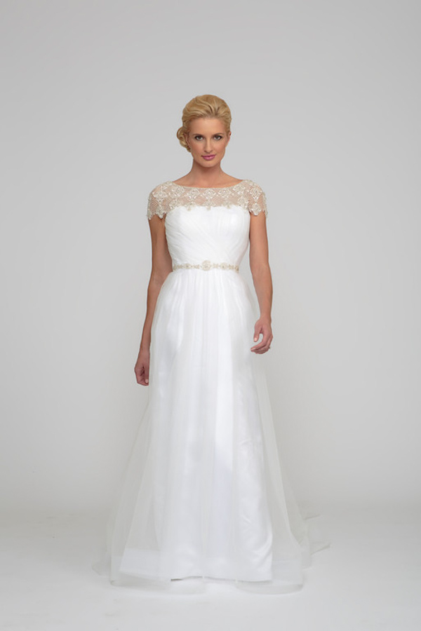 The Latest from Junebug’s Wedding Dress Gallery from Angel Rivera | via junebugweddings.com
