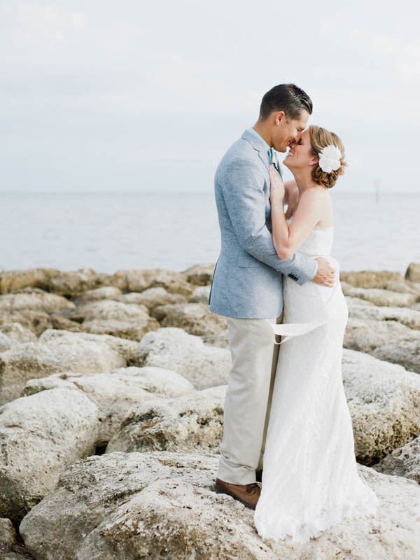 stunning beach wedding couple's portrait stunning beach wedding couple's portrait