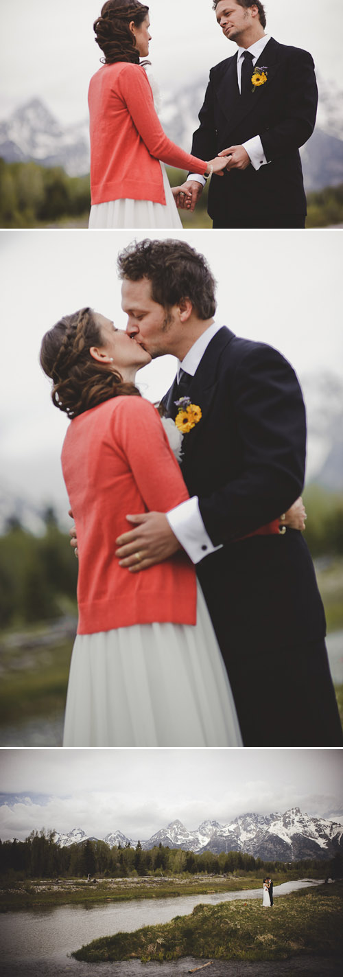 Grand Tetons Destination Wedding - Photos by Sunglow Photography | Junebug Weddings Grand Tetons Destination Wedding - Photos by Sunglow Photography | Junebug Weddings