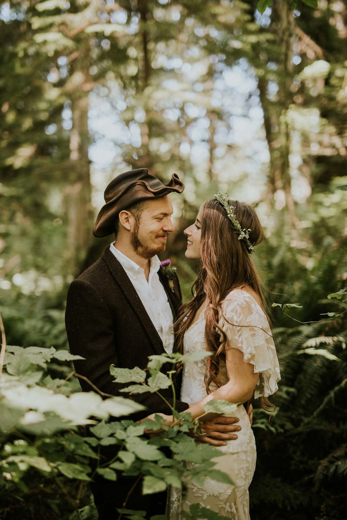 princess polly baby blue dress A 1970s, Bohemian Inspired Bride And Her Whimsical Woodland Wedding