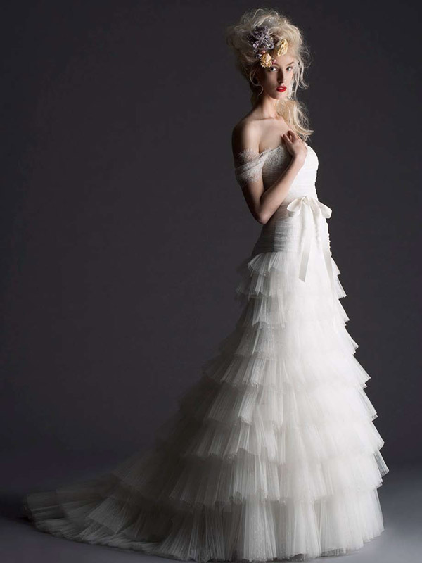 wedding dress from Cymbeline Paris- 2014 bridal collection | via junebugweddings.com wedding dress from Cymbeline Paris- 2014 bridal collection | via junebugweddings.com