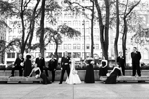 Classic wedding at University Club of Chicago, Cathedral Hall. Photo by David Wittig Photography via junebugweddings.com Classic wedding at University Club of Chicago, Cathedral Hall. Photo by David Wittig Photography via junebugweddings.com