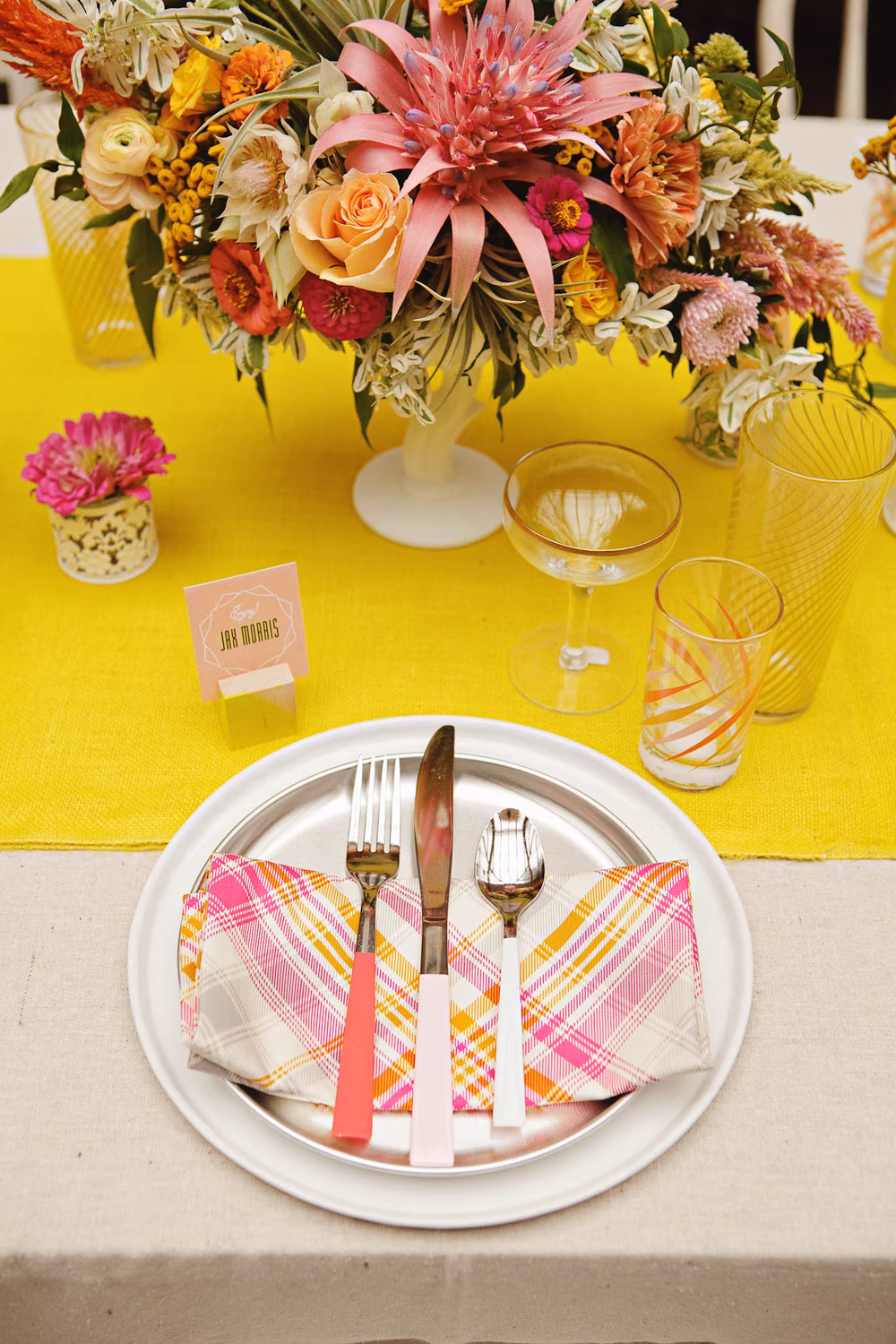 lush florals for centerpieces