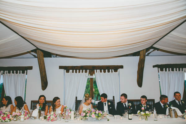 rustic Italian wedding reception rustic Italian wedding reception