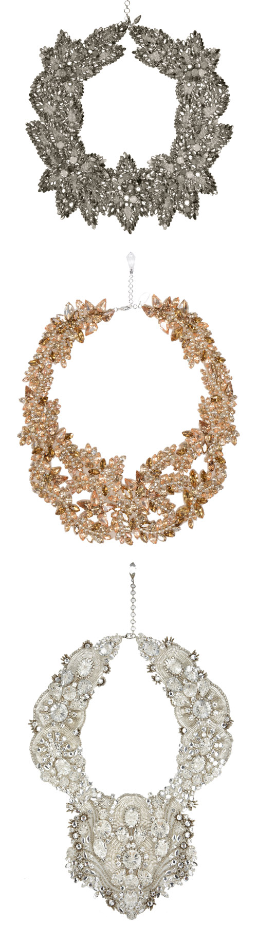 wedding necklaces by Jenny Packham - spring 2014 bridal collection | via junebugweddings.com wedding necklaces by Jenny Packham - spring 2014 bridal collection | via junebugweddings.com