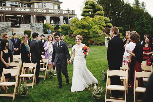 garden wedding at the Cecil Green Park House in Vancouver, BC, photo by Michael Wachniak garden wedding at the Cecil Green Park House in Vancouver, BC, photo by Michael Wachniak