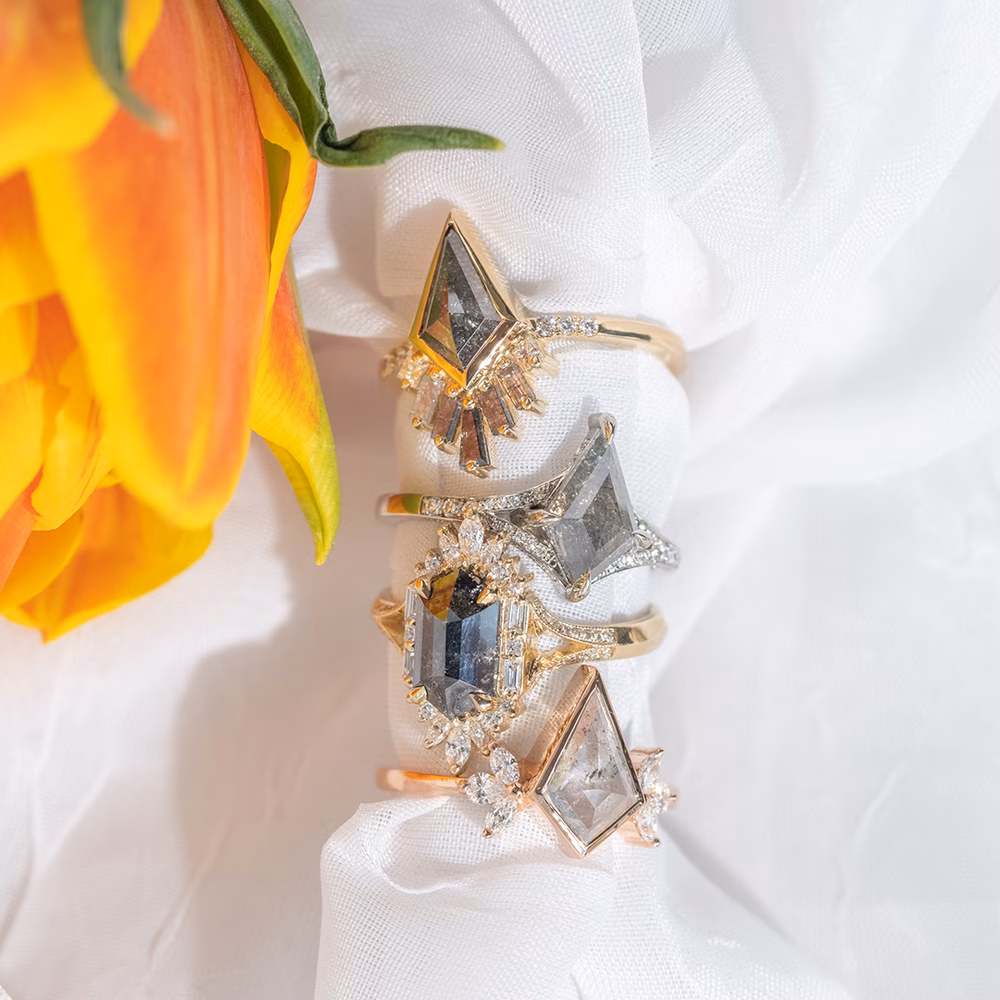 Point No Point unique engagement rings