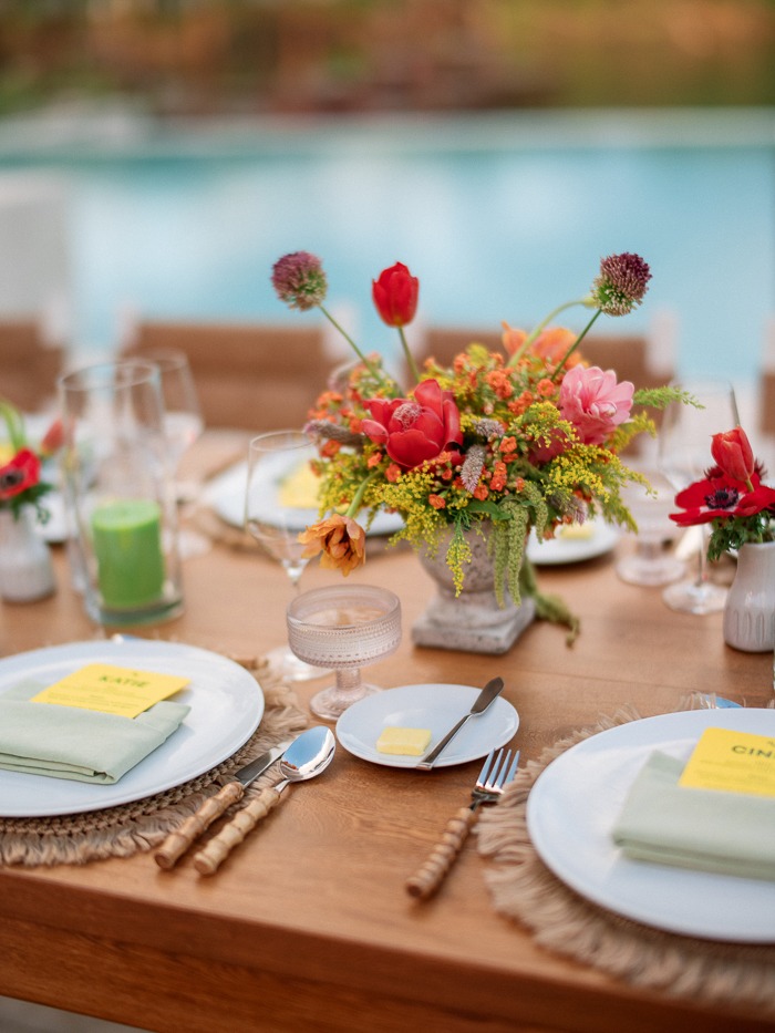 A Vibrant Citrus Color Palette at This Etéreo Kanai Riviera Maya Wedding