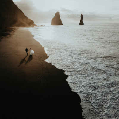 Image by Sharyn Hodges of Sharyn Hodges Photography taken in Reynisfjara, Black Sand Beach, Iceland