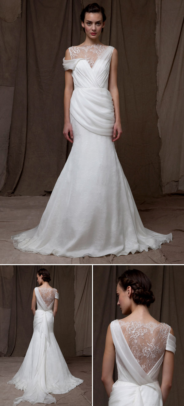 wedding dress trends – illusion neckline wedding dresses from fall 2014 bridal market | via junebugweddings.com wedding dress trends – illusion neckline wedding dresses from fall 2014 bridal market | via junebugweddings.com