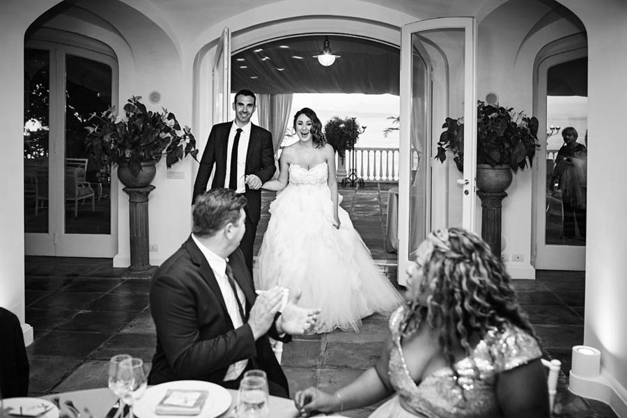 Rose Gold and Burgundy Italian Wedding at Villa Silvana | Junebug Weddings