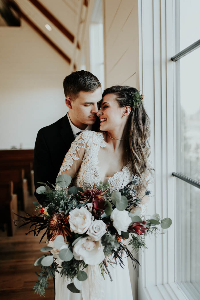 Eclectic Romantic Wedding Inspiration at The Chapel at Southwind Hills Peyton Rainey Photography and Chelsea Denise Photography-60