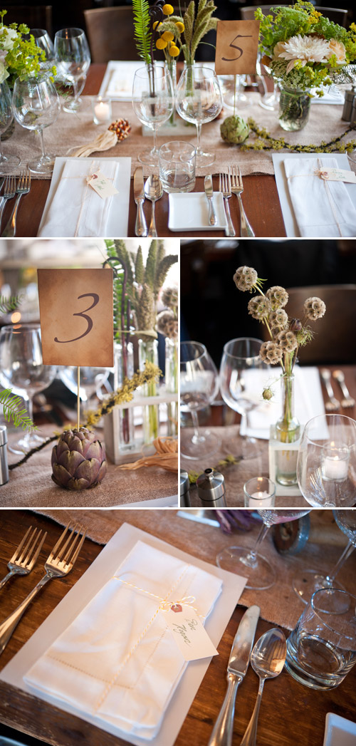 Rustic Somoma, California wedding with a yellow, coral, citrus and orange wedding color palette. Photos by Meaghan Elliott Photography via JunebugWeddings.com Rustic Somoma, California wedding with a yellow, coral, citrus and orange wedding color palette. Photos by Meaghan Elliott Photography via JunebugWeddings.com