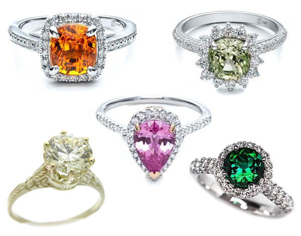 unique engagement rings with personality | via junebugweddings.com unique engagement rings with personality | via junebugweddings.com