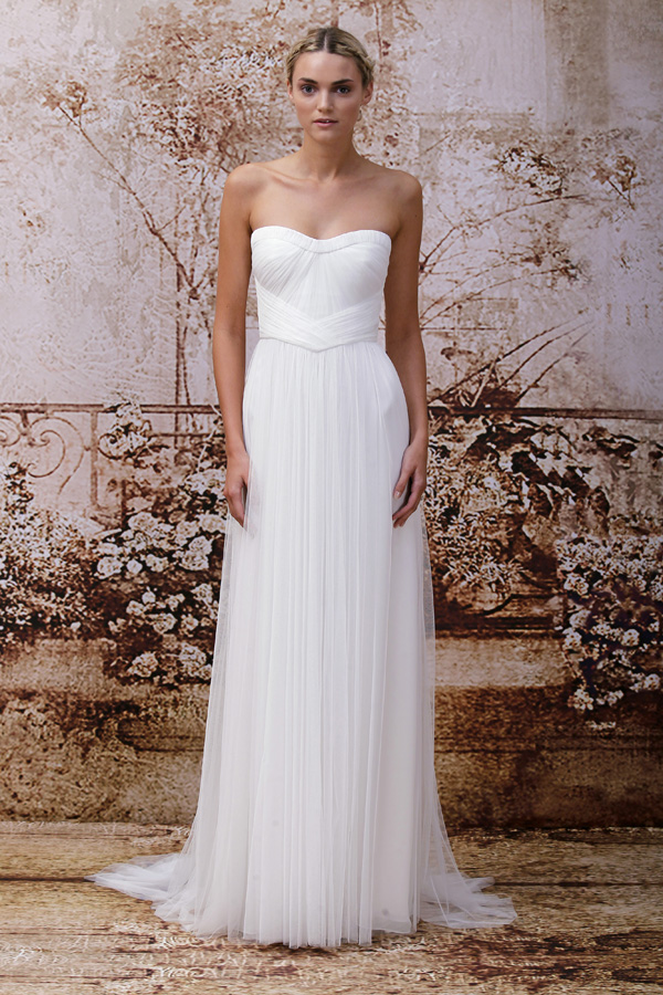 wedding dress trends – tulle wedding dresses from fall 2014 bridal market | junebugweddings.com wedding dress trends – tulle wedding dresses from fall 2014 bridal market | junebugweddings.com