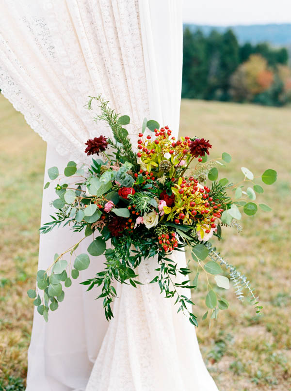 Modern Rustic Red and Sage Green Wedding at Castleton Farms | Junebug  Weddings