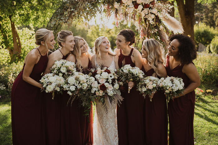 Gorgeous Fall Bridesmaids Style Inspiration | Junebug Weddings