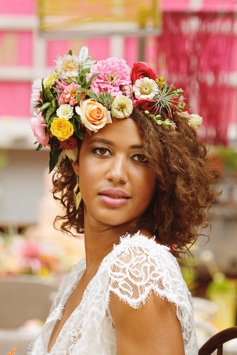 gorgeous floral crown