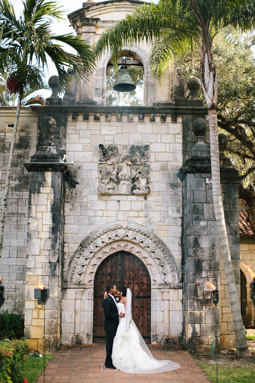 Outdoor Miami wedding at the Ancient Spanish Monastery - photos by Becca Borge | junebugweddings.com Outdoor Miami wedding at the Ancient Spanish Monastery - photos by Becca Borge | junebugweddings.com