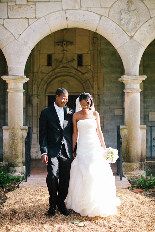 Outdoor Miami wedding at the Ancient Spanish Monastery - photos by Becca Borge | junebugweddings.com Outdoor Miami wedding at the Ancient Spanish Monastery - photos by Becca Borge | junebugweddings.com