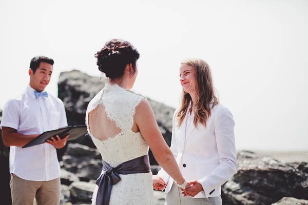 romantic same-sex wedding ceremony romantic same-sex wedding ceremony ring exchange