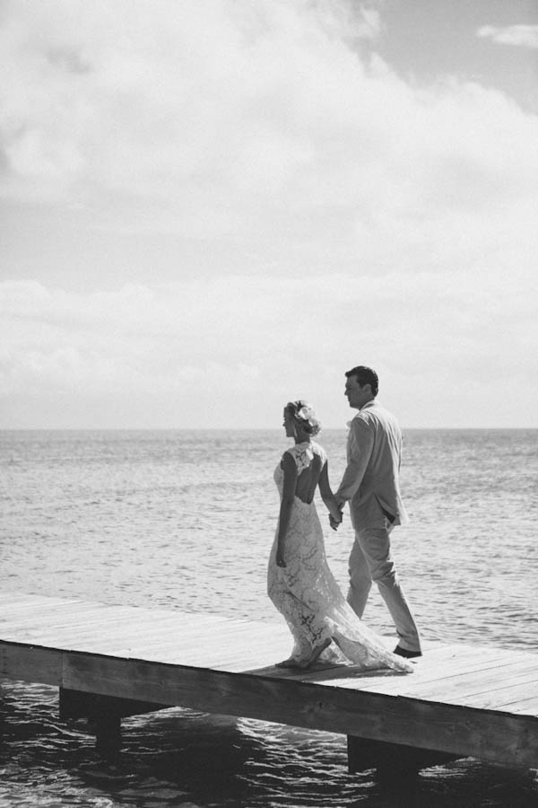 intimate beach wedding couple's portrait, photo by Chris Glenn | via junebugweddings.com intimate beach wedding couple's portrait, photo by Chris Glenn | via junebugweddings.com
