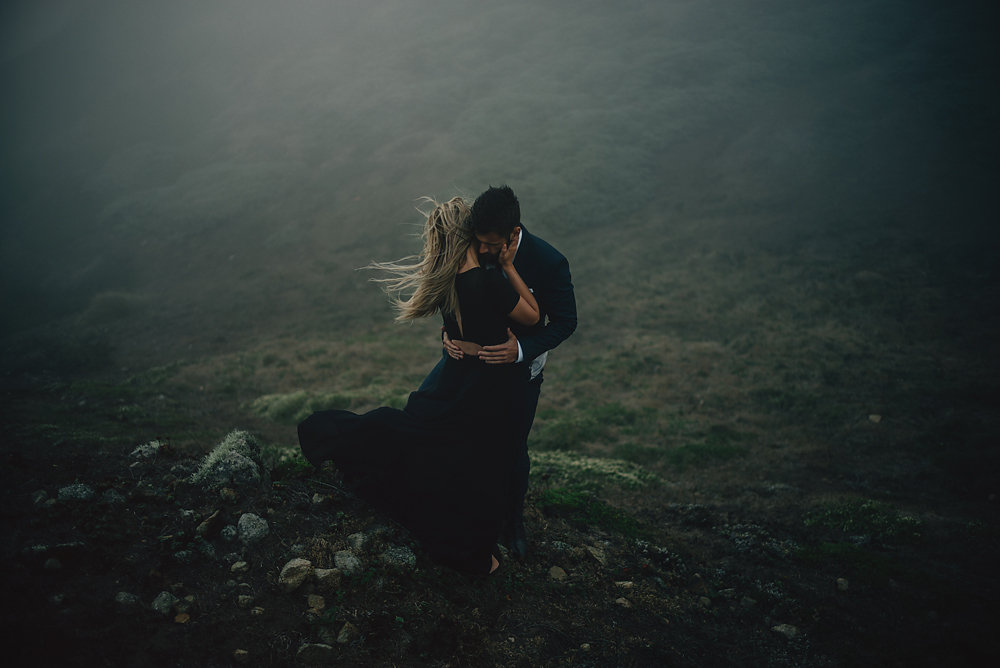 beautiful photo in fog